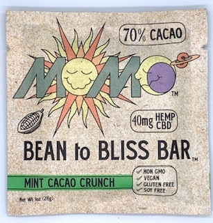 MOMO's Bean to BLISS Bar- Mint Cacao Crunch