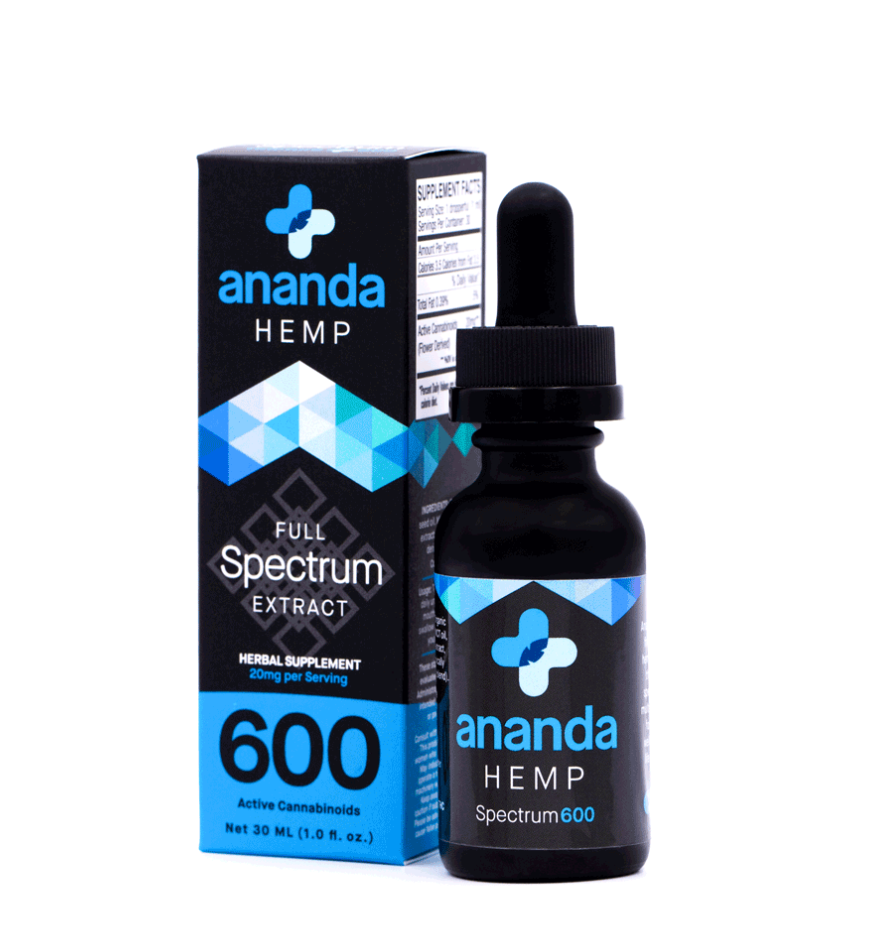 Full Spectrum 600 CBD Oil, Premium Hemp Extract