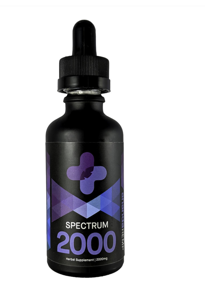 Full Spectrum 2000 CBD Oil, Premium Hemp Extract