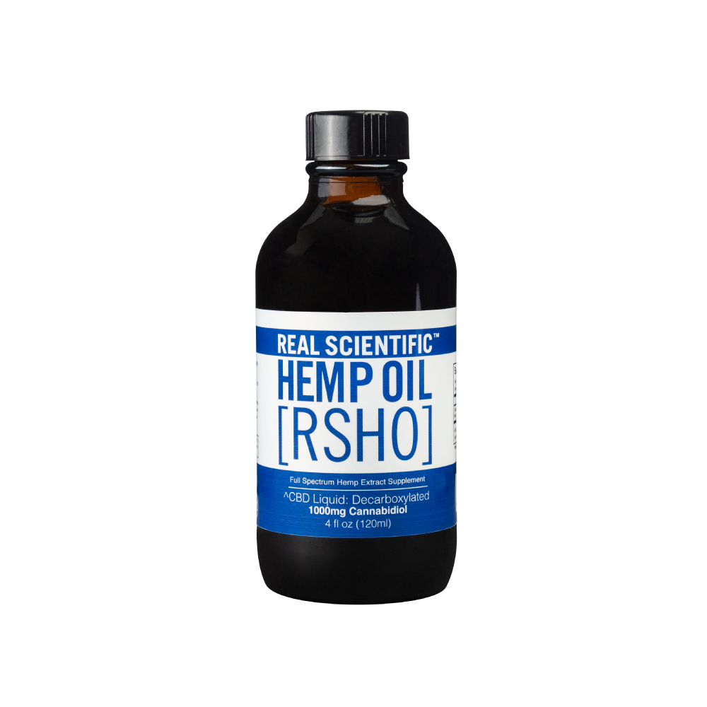 Real Scientific Hemp Oil® Blue Label Liquid (4oz. - 1000mg CBD)