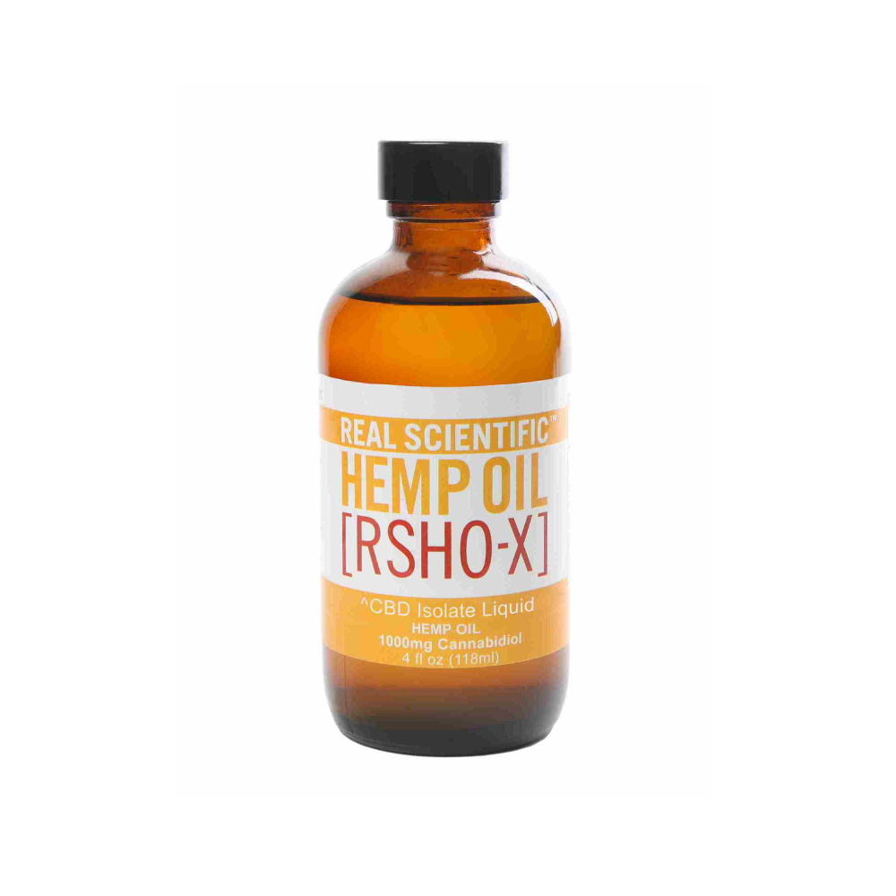 Real Scientific Hemp Oil-X® Liquid (4 oz. - 1000mg CBD)