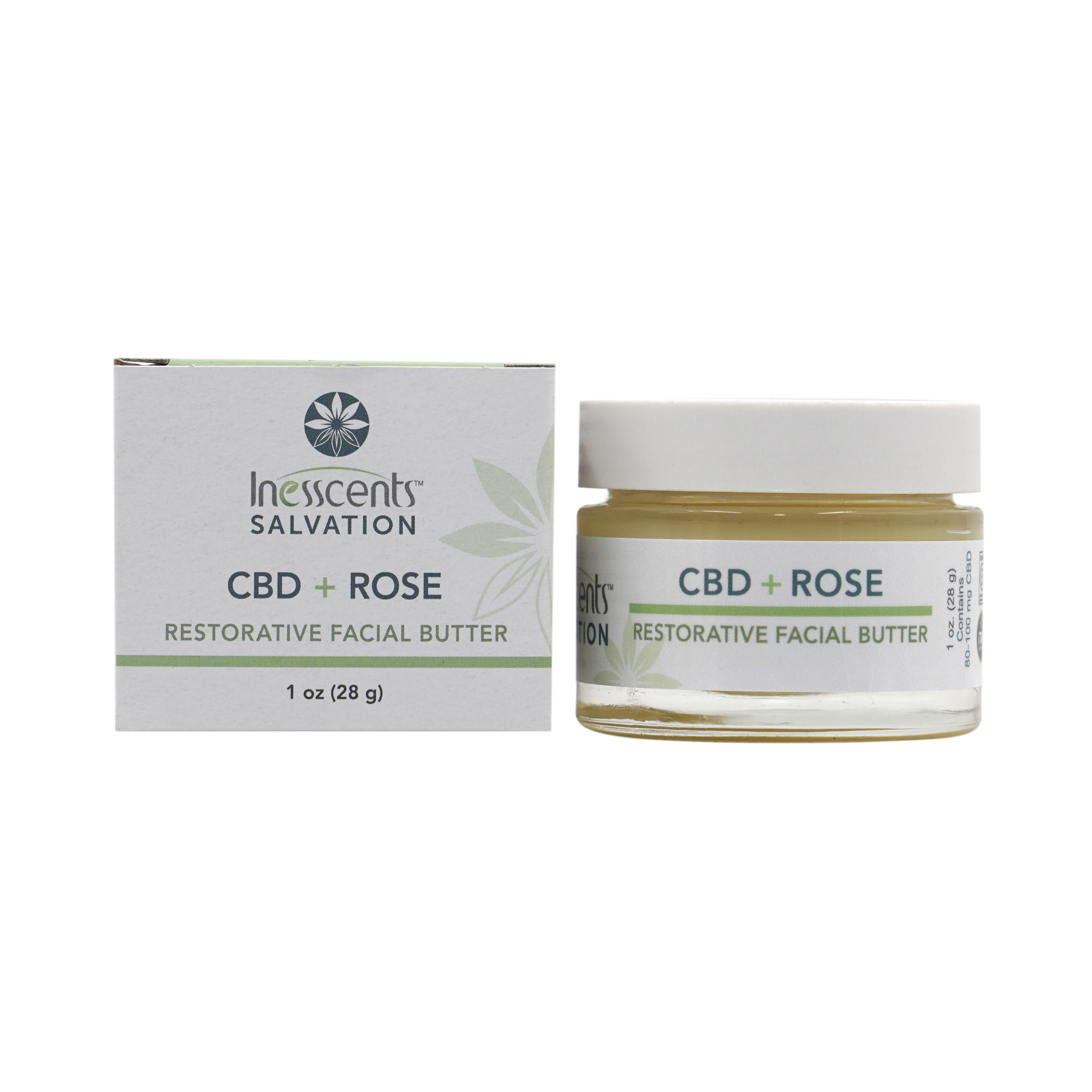 CBD + Rose Restorative Facial Butter 1oz.